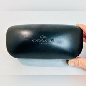 Coach New York Black Hard Clam Shell Eye Glasses/Sunglasses CASE ONLY